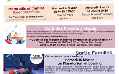 Agenda des Familles Février / Mars 2025